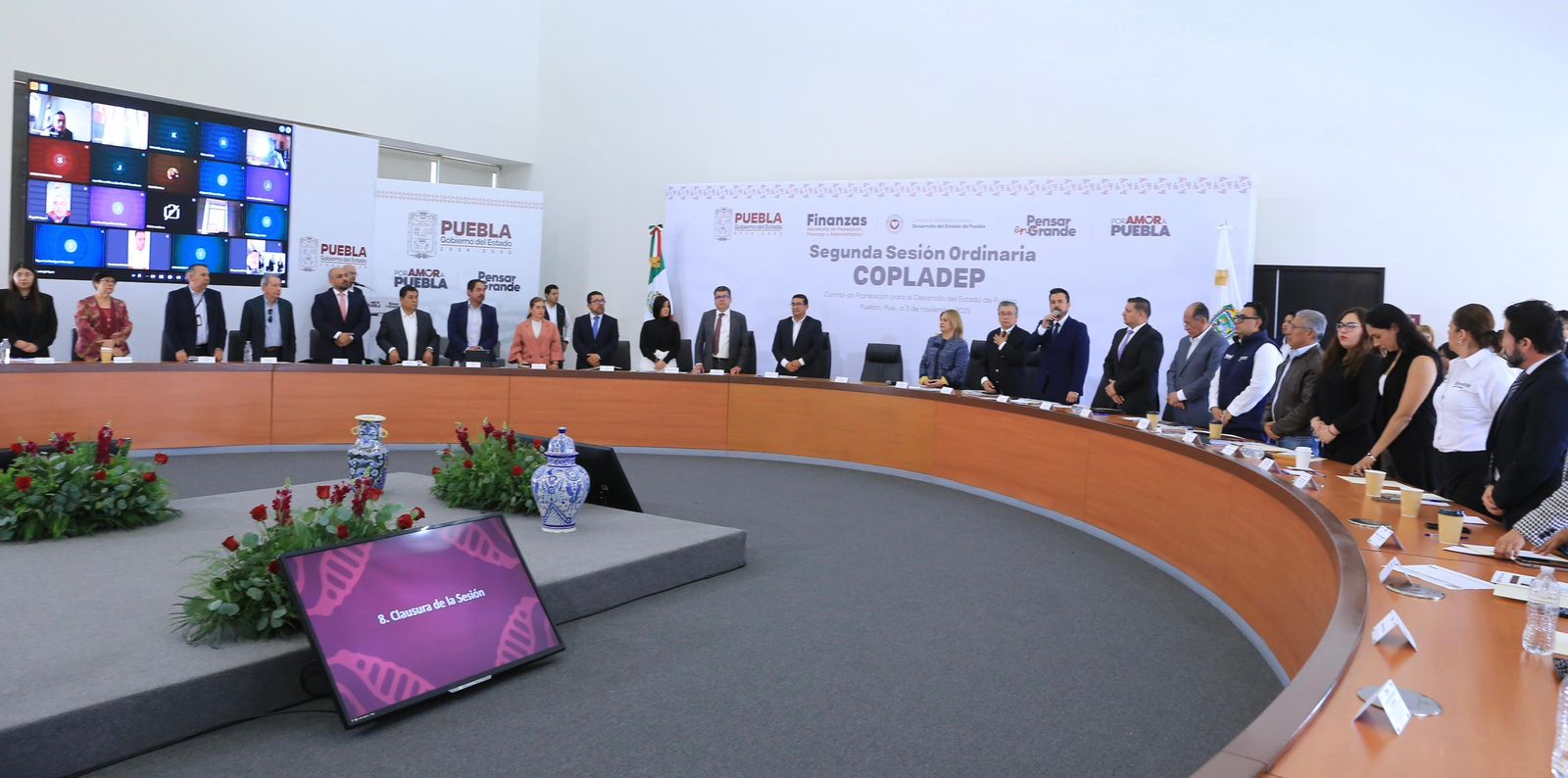 Con visión de desarrollo y paz, Gobierno de Puebla realiza Segunda Sesión COPLADEP