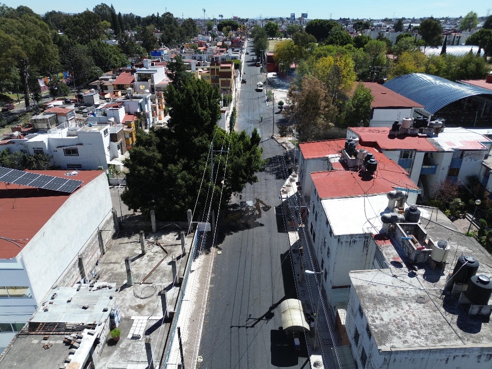 Supervisa Gobierno de la Ciudad rehabilitación vial en la colonia Fovissste San Roque
