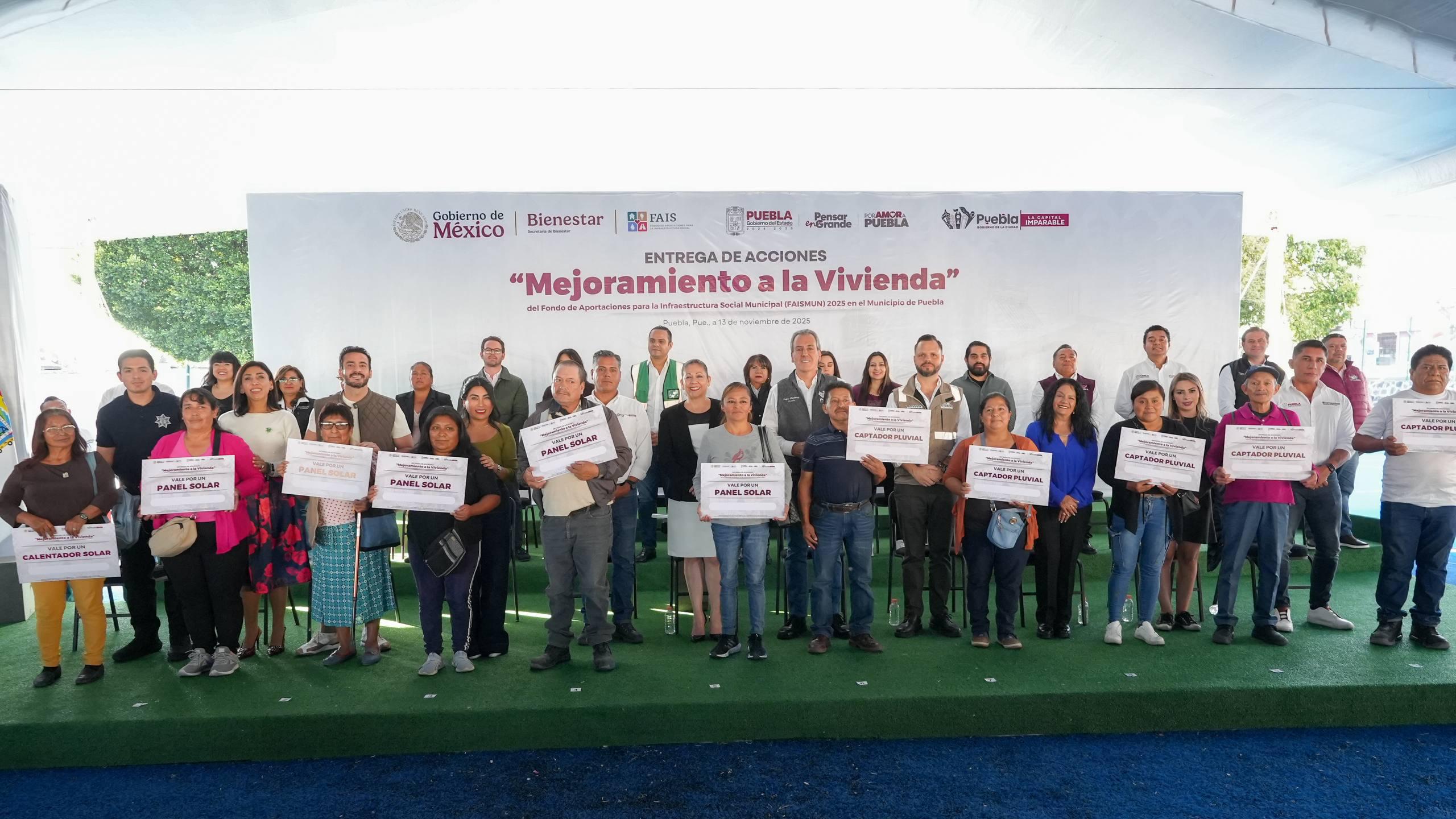 Mejora Pepe Chedraui la calidad de vida de las y los poblanos con equipamientos sustentables en zonas de alta marginación